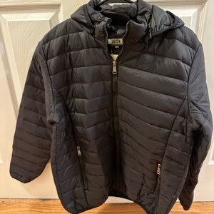 Ruxen luxury puffer jacket (runs small)– size large. NWT.
